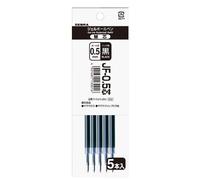 Zebra gel ballpoint pen Core de repuesto jf-0.5 Core p-rjf5-bk5 negro 5 piezas