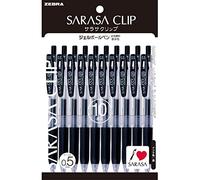 Zebra gel ballpoint pen Sarasa clip 0.5 p-jj15-bk10 negro 10 piezas