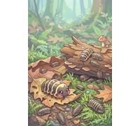 Zebra Isopod Kawaii Cute Bug Lined Journal: Bug & Invertebrate Collection for Kids, Teens & Adults (6×9) - Lined Pages