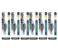 Zebra jk-refll G301 - Bolígrafo retráctil, recambios, 0,7 mm, punta media, tinta negro, - Juego de 12