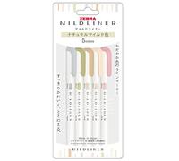 ZEBRA Lápiz fluorescente Mildliner [bienes de importación paralela] (color suave natural) WKT7-5C-NTC