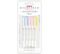 ZEBRA Lápiz fluorescente Mildliner [bienes de importación paralela] (suavidad de color suave) WKT7-5C-YC