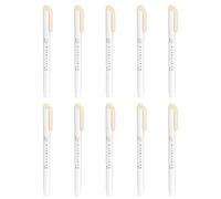 Zebra Mildliner B-WKT7-MCR - Subrayador, crema suave, 10 unidades