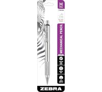 Zebra Pen M-701 - Portaminas, barril de acero inoxidable, punta media, 0.7 mm, 1 paquete