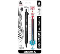 Zebra Pen X-701 Tactical Ballpoint Pen with Bonus Refills, Fine Point, 0.7mm, Black Ink, 1-Count