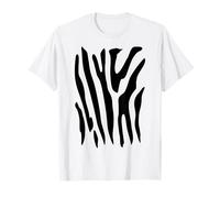 Zebra, rayas, patrón, África, traje, rayas de cebra Camiseta