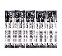 Zebra RJSB5-BK) - Recambio de tinta de gel para bolígrafo multifunción Zebra Shabo X, 5 unidades en total 5 unidades (importación de Japón)