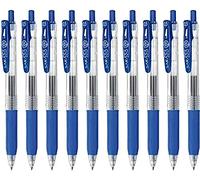 Zebra Sarasa Bolígrafo de Gel con Clip 0.5 mm (Azul, 10 Unid.)
