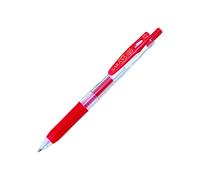 Zebra Sarasa Clip 0.5 - Bolígrafo de gel, color rosa, color rosso