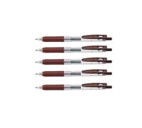 Zebra Sarasa Clip 0.5mm Brown ballpoint pen 5 pcs