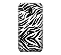 Zebra Skin Texture Graphic Printed Funda Carcasa Case para Samsung Galaxy J3 (2017) EU Version
