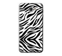Zebra Skin Texture Graphic Printed Funda Carcasa Case para Samsung Galaxy J7 Prime