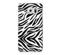 Zebra Skin Texture Graphic Printed Funda Carcasa Case para Samsung Galaxy S6 Edge