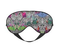 Zebra Sleep Eye Mas Light Block Night Eye Blinder Travel Essential Gifts Women Men Sleep Mask