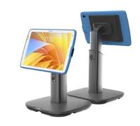 Zebra STND-ET4X-10POS1-01 Carro con cierre para administración de tabletas, compatible con ET40-HC y ET45-HC, altura ajustable, pantalla hasta 25.6 cm (10.1 pulgadas), color negro