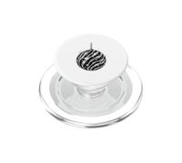 Zebra Stripe Disco Ball Wild Print Festival Estética PopSockets PopGrip para MagSafe