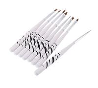 Zebra Stripes Pull Pen Nail Art Design Polonia Brush Painting Pen Set Durable Procesamiento