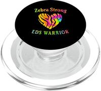 Zebra Strong EDS Warrior - Conciencia sobre el Síndrome de Ehlers Danlos PopSockets PopGrip para MagSafe