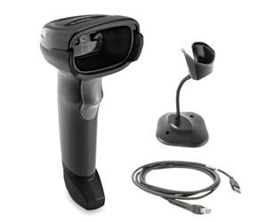 Zebra Technologies - DS2208-SR - Kit USB con Soporte - Imágenes de código de Barras 1D/2D - Preconfigurado y Listo para Usar - Adecuado para el Transporte, el Comercio minorista y Las Industrias