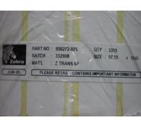 Labels, Zebra, Papel normal, Z-Select 2000T, Anchura: 57.15 mm, Altura: 19.05 mm, Diámetro: 127 mm, Diámetro del núcleo: 25.4 mm