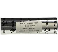 Zebra 3200 Wax/Resin cinta térmica 74 m Negro