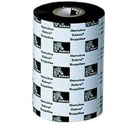 Zebra 3200 Wax/Resin cinta térmica 74 m Negro