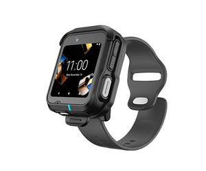 Zebra WS301, ordenador móvil Android, pantalla AMOLED de 2, cámaras de 13 MP/5 MP, Wi-Fi 6, Bluetooth 5.3, NFC, Push-to-Talk, IP65, negro, soporte para brazo