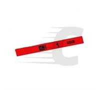 Zebra Z-Band Direct (10006999-RK) pulsera borde rojo pre-impresa 25 x 279 mm (1800 unidades)