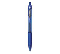 Zebra Z-Grip 22210 - Bolígrafo roller (punta mediana, retráctil, 12 unidades), color azul