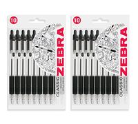 Zebra Z-Grip Bolígrafo Paquete de 20 (Negro 1.0mm)