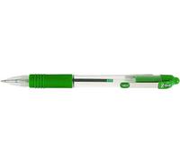 Zebra Z-Grip Retractable Ball Pen Metal Clip Medium 1.0mm Tip 0.6mm Line Green Ref 22240 [Pack 12]