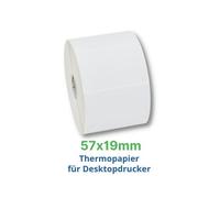 Zebra Z-Select 2000D, Rollo de etiquetas, Papel térmico, 57x19mm