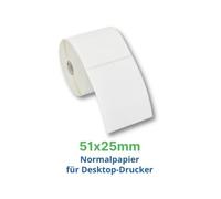 Zebra Z-Select 2000T, Rollo de etiquetas, Papel normal, 51x25mm