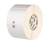 Zebra Z-Ultimate 3000T Etiqueta Poliéster Brillante Adhesiva Permanente, Plata, 25.4 x 50.8 mm, 5.16 mil, Transferencia Térmica, Rollo de 2580 Unidades