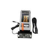 Zebra ZD410 - Impresora con borde desprendible - 203 DPI - Térmica directa - Interfaz USB solo (ZD41022-D0E000EZ), gris (oscuro) (renovado) sin BT/WIFI