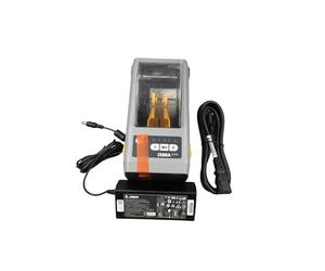 Zebra ZD410 - Impresora con borde desprendible - 203 DPI - Térmica directa - Interfaz USB solo (ZD41022-D0E000EZ), gris (oscuro) (renovado) sin BT/WIFI