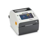 Zebra ZD621d Healthcare, 8 puntos/mm (203dpi), Disp. (color), RTC, USB, USB Host, RS232, BT, Ethernet, WLAN, blanco