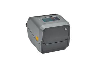 Zebra ZD621R, 8 puntos/mm (203dpi), Pelador, Disp. (color), RTC, RFID, USB, USB Host, RS232, BT (BLE), Ethernet, gris