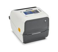 Zebra ZD621t Healthcare, 12 puntos/mm (300dpi), Disp. (color), RTC, USB, USB Host, RS232, BT, Ethernet, WLAN, blanco