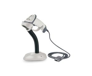 Zebra Zebra LS2208 Lector Láser 1D USB con Soporte Escáner láser 1D con cable USB y 100 escaneos por segundo, lectura de códigos UPC de hasta 63,8 cm y