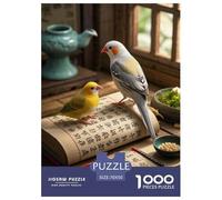 Zebrafink Puzzles 1000 Piezas Elementos Chinos Puzzles Un Desafiante Enigma 100% Cartón Reciclado Para Adultos Niños 70 x 50 cm/1000 Piezas