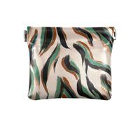 Zebraleopard Fashion Trend - Monedero pequeño de cuero para mujer, práctico organizador de tarjetas y llaves para mujer y niña, Tendencia de moda Zebraleopard, 1 Size, Accesorio de viaje