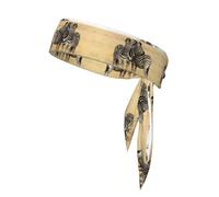 Zebras on South Africa - Diadema deportiva estampada que absorbe el sudor para tenis, baloncesto, correr, unisex