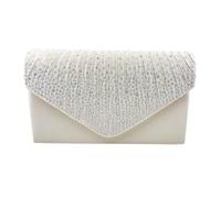 zebrum Bolso de mano de noche para mujer, bolso de mano de diseñador para fiesta, Sobre beige