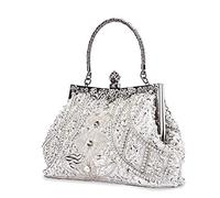 zebrum - Bolso de noche para mujer, bolso de mano de diseñador para fiestas y bodas