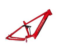 ZECHAO Cuadro Bicicleta Enduro 27,5" Y 29" De Aleación De Aluminio, 16" Y 18", Recorrido 140 Mm, Eje Pasante, Refuerzo 12 X 148 Mm, Batería Integrada.(Red,27.5 * 18inch)