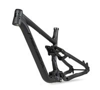 ZECHAO Cuadro de Bicicleta de montaña con suspensión Completa de 27,5"/29", Eje pasante de 12x148 mm y 150 mm de Recorrido for Descenso Am DH con Freno de Disco.(Black,S-15.5in)