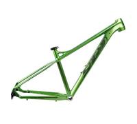 ZECHAO Cuadro De Bicicleta De Montaña Rígida De 26/27, 5/29 Pulgadas, Cuadro De Carreras con Freno De Disco De Neumático, Marco Rígido De Aleación De Aluminio De 12x142mm con Eje Pasante(Green,15.5")