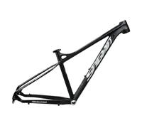 ZECHAO Cuadro De Bicicleta De Montaña Rígida De 26/27, 5/29 Pulgadas, Cuadro De Carreras con Freno De Disco De Neumático, Marco Rígido De Aleación De Aluminio De 12x142mm con Eje Pasante(Black,18")
