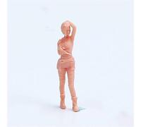 ZEDACAKAI 1/35 Figura Casual Belleza Modelo Resina Hombre Joven Hermosa Chica Miniatura Garaje Kit Necesita ser Coloreado por Yourself No9